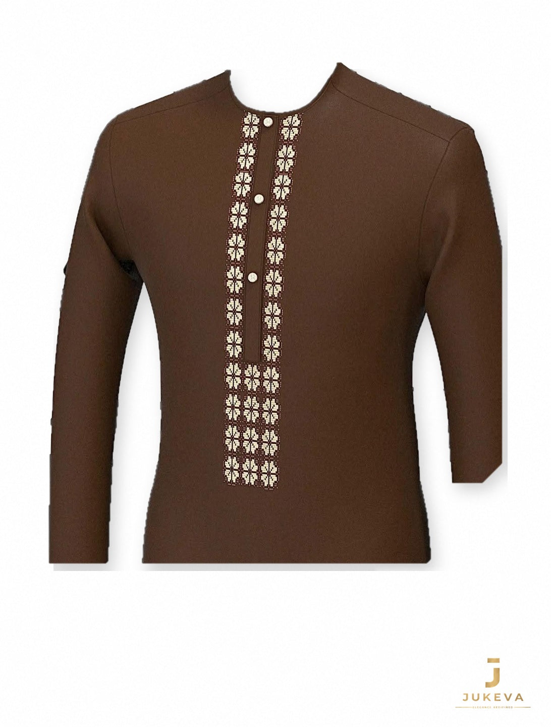 Chocolate Embroidered Senator