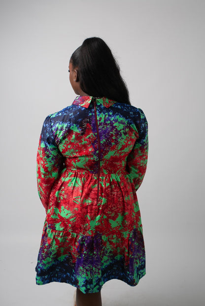 Radiance Splatter Shirt Dress